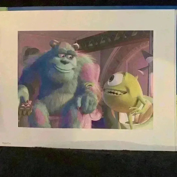 Vintage Disney Monster Inc. exclusive lithograph portfolio set of 4 - Picture 7 of 12